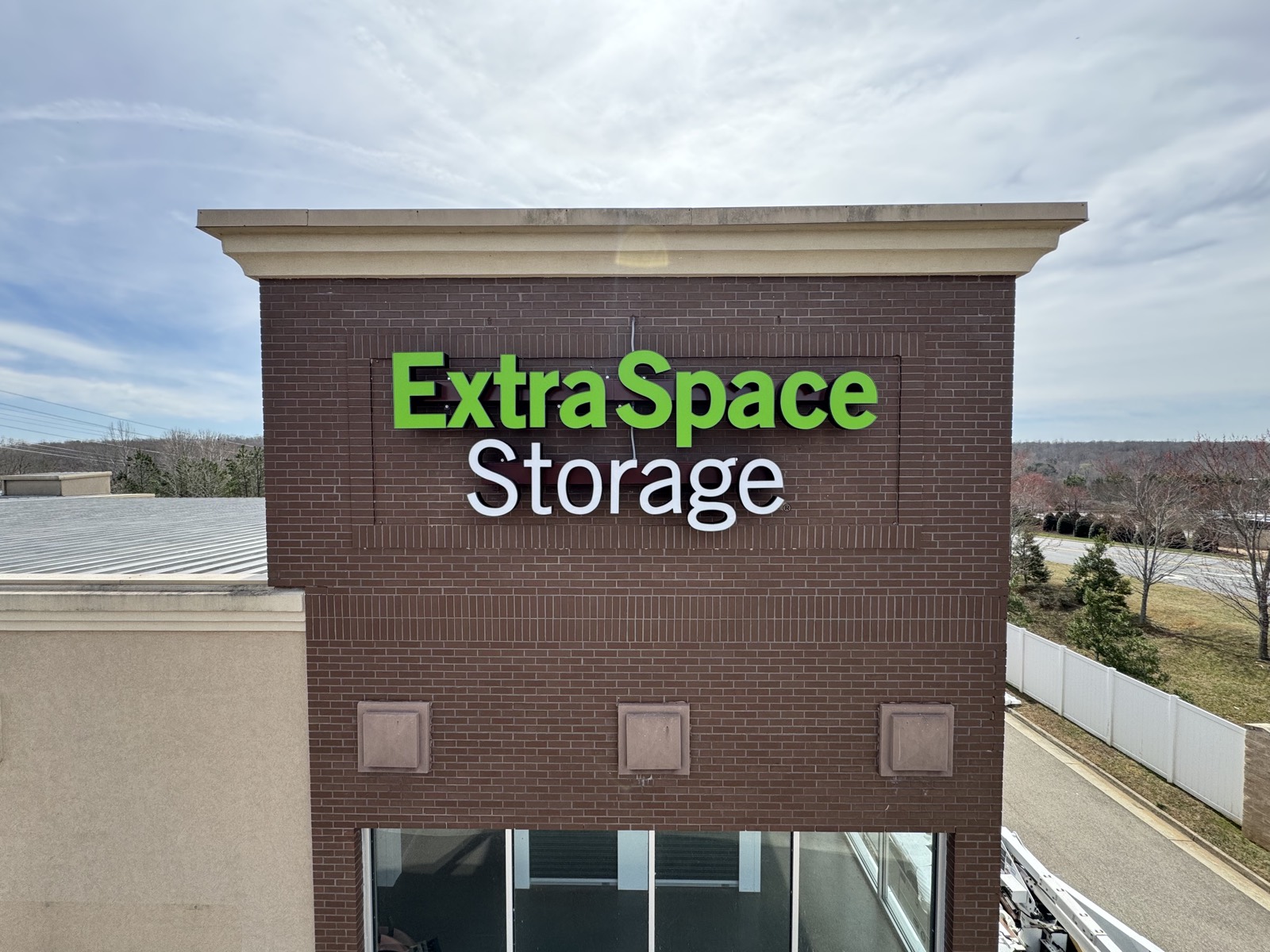 Extra Space Storage channel letter signage